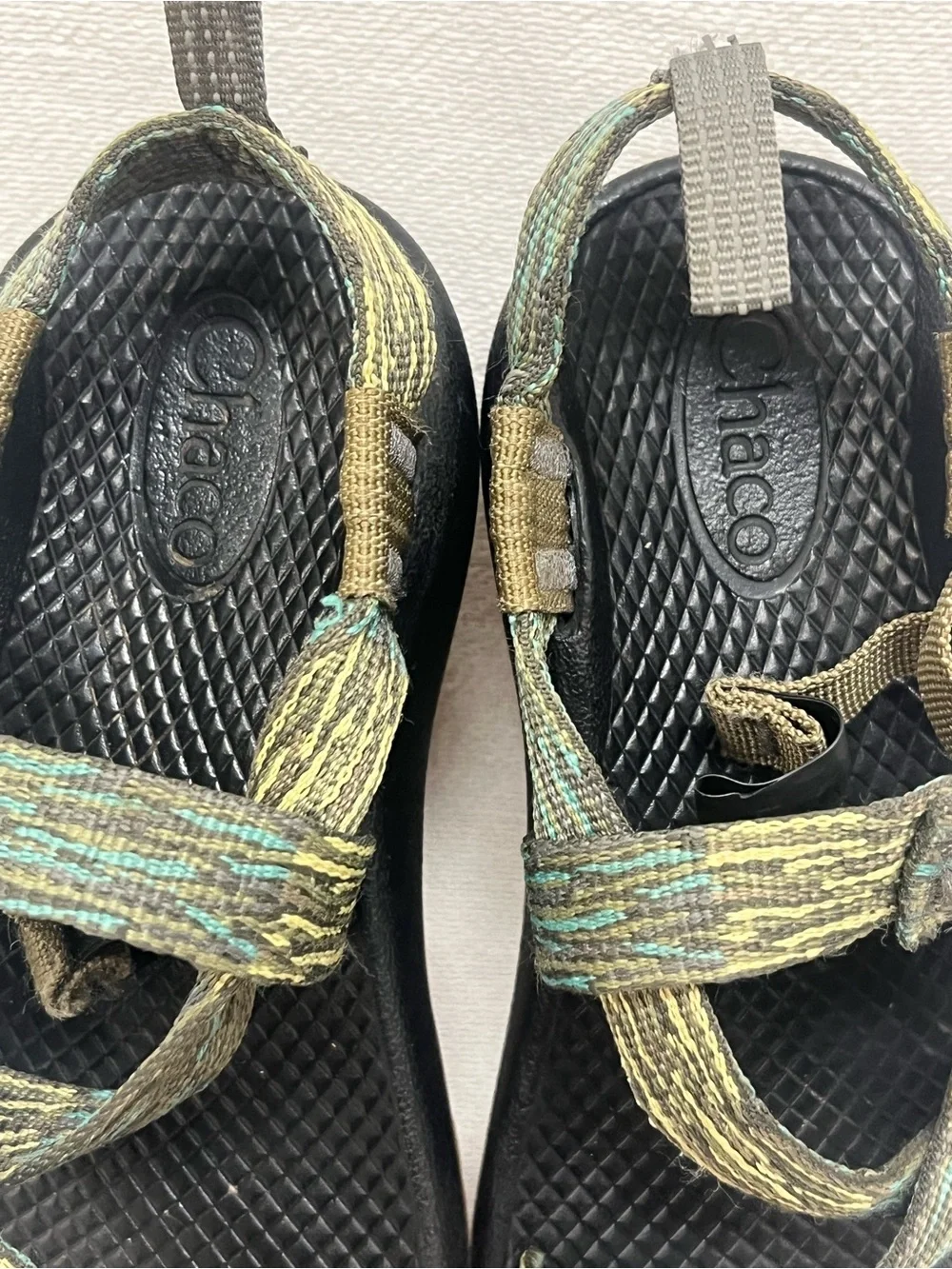 Chaco Kids Multicolor Green Strappy Sandals